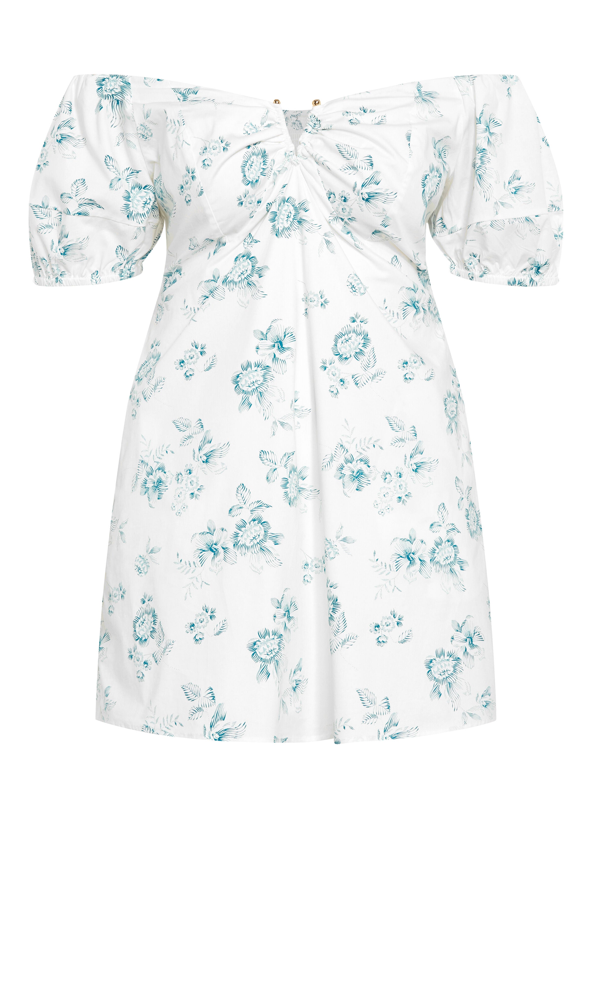 Martine Print Dress - blue, ETCHED, alternate image number 6