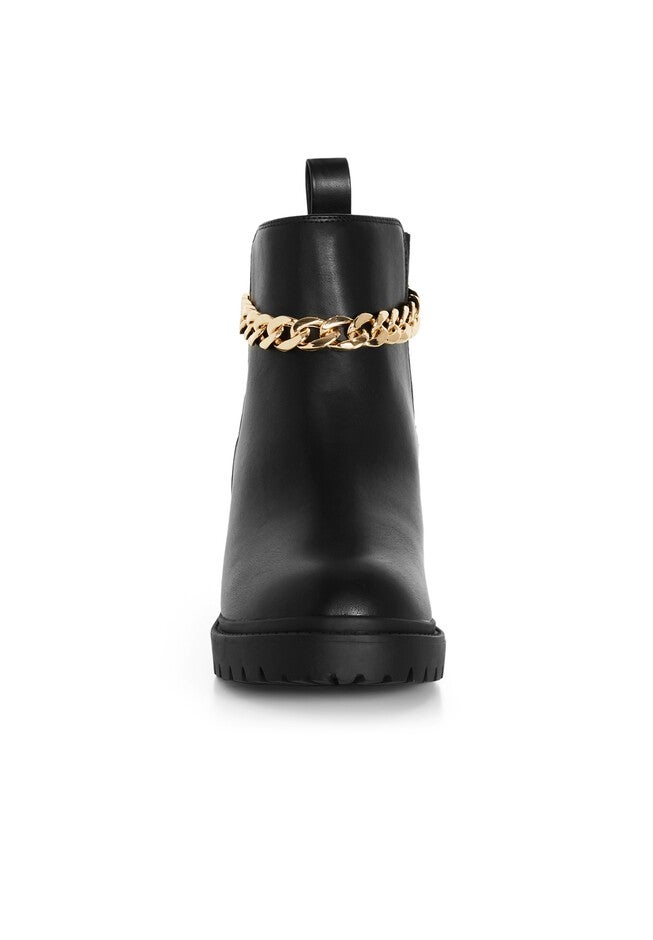 Amelia Ch Ankle Boot, BLACK, alternate image number null