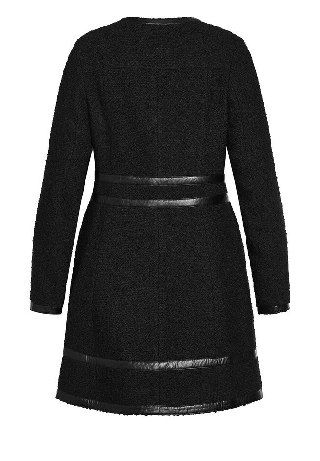 Winter Escape Coat - black, BLACK, alternate image number null