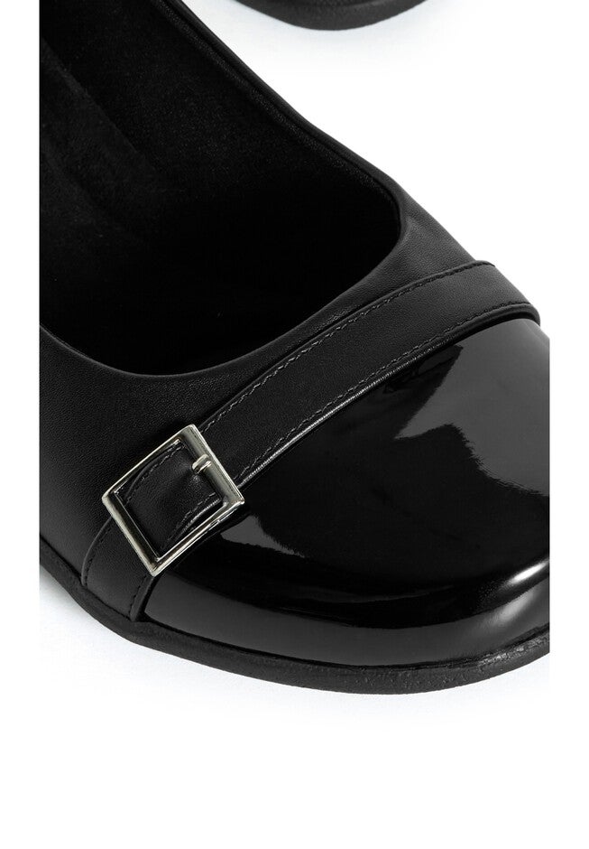 Comfort Julie Flat, BLACK, alternate image number null