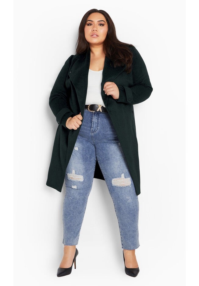 Isabella Coat - emerald, GREEN, on-hover image number null