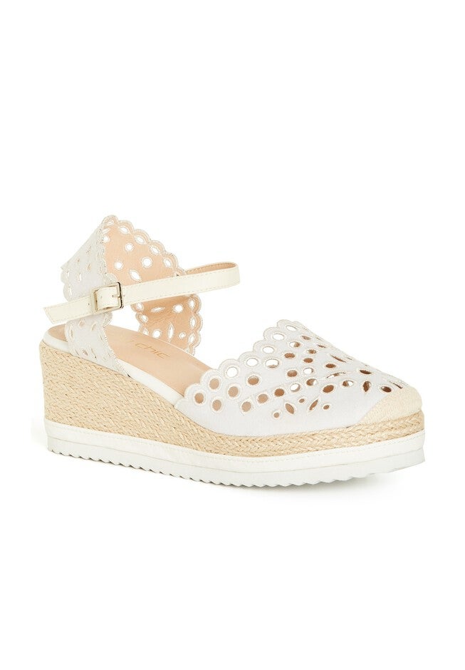 Tammy Wedge - white, WHITE, hi-res image number null
