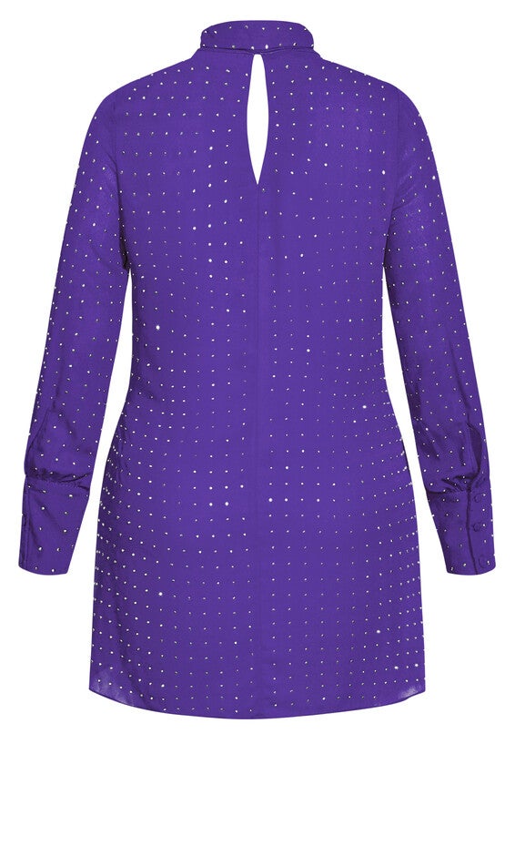 Nailhead Tunic - royal purple, ROYAL PURPLE, alternate image number 5