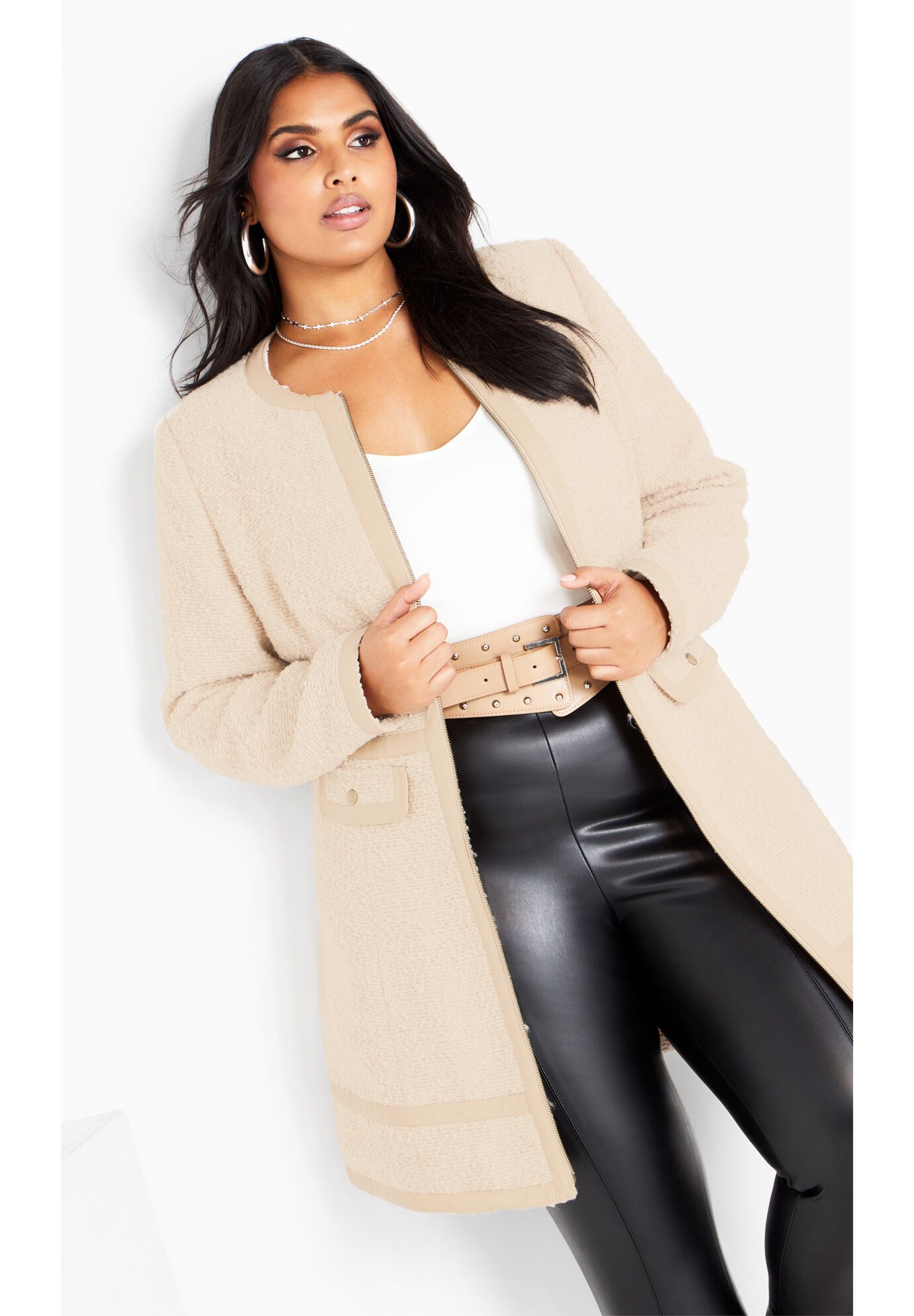 Winter Escape Coat buff Avenue