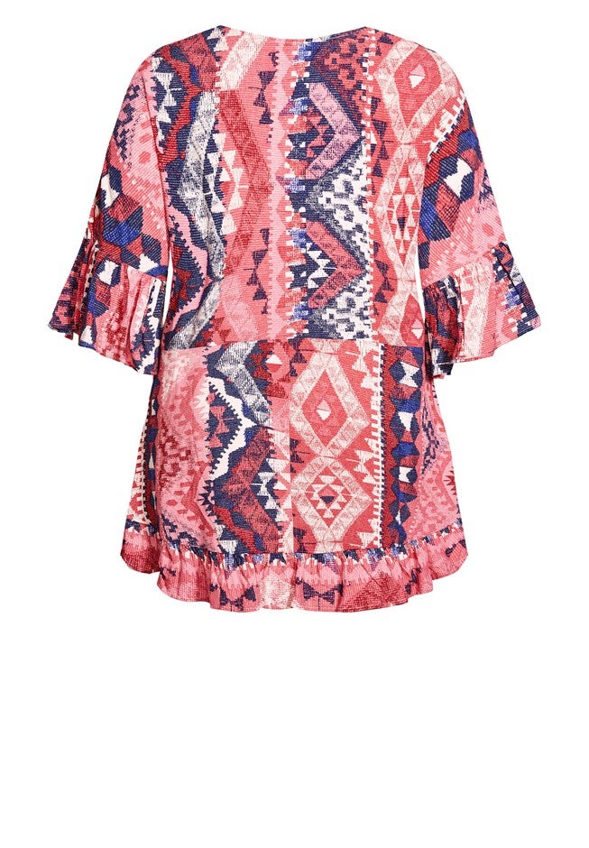 Harper Print Tunic, BANDANA, alternate image number null