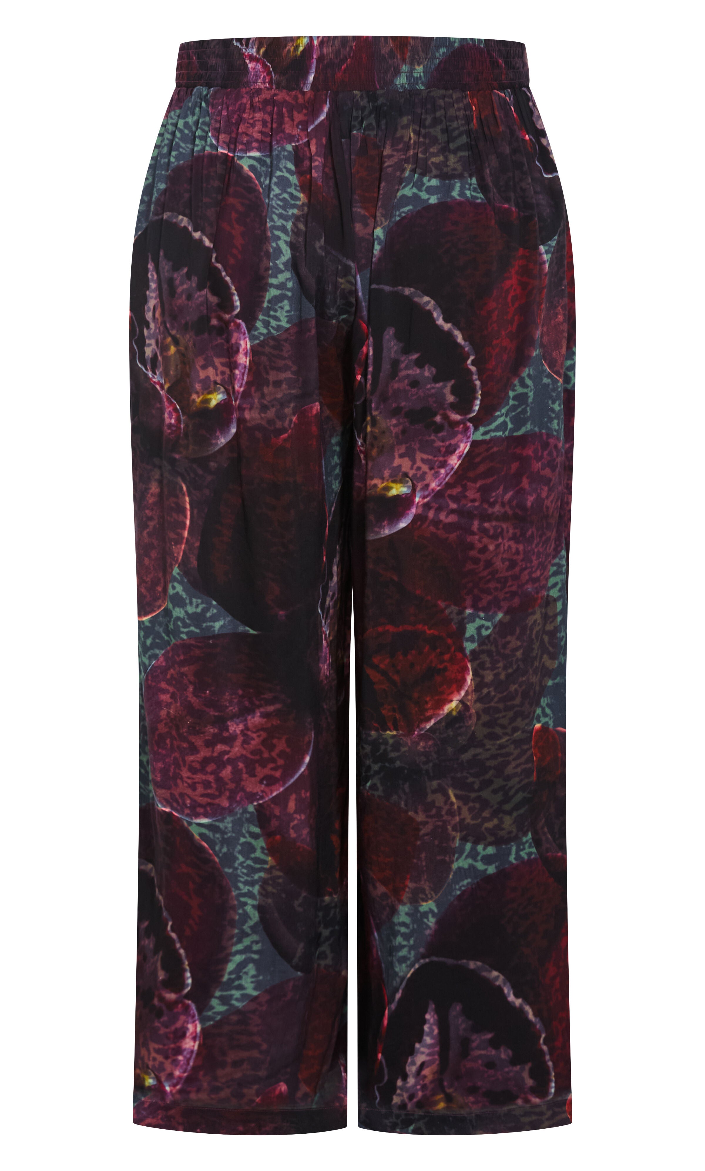Piper Orchid Print Wide Leg Pant, PURPLE, alternate image number 5