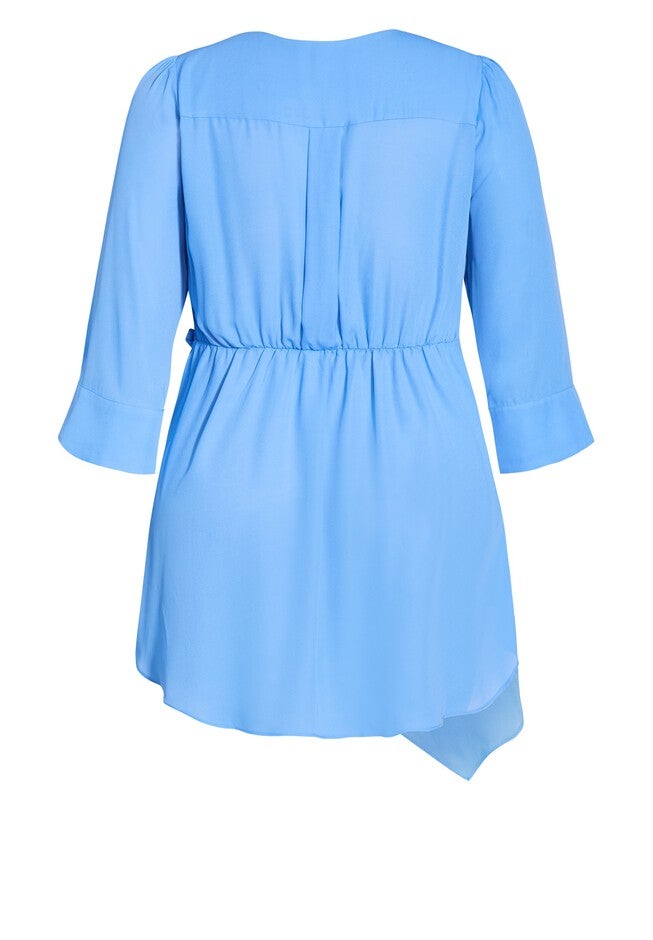 Shibara Vibes Top - cornflower, BLUE, alternate image number 3