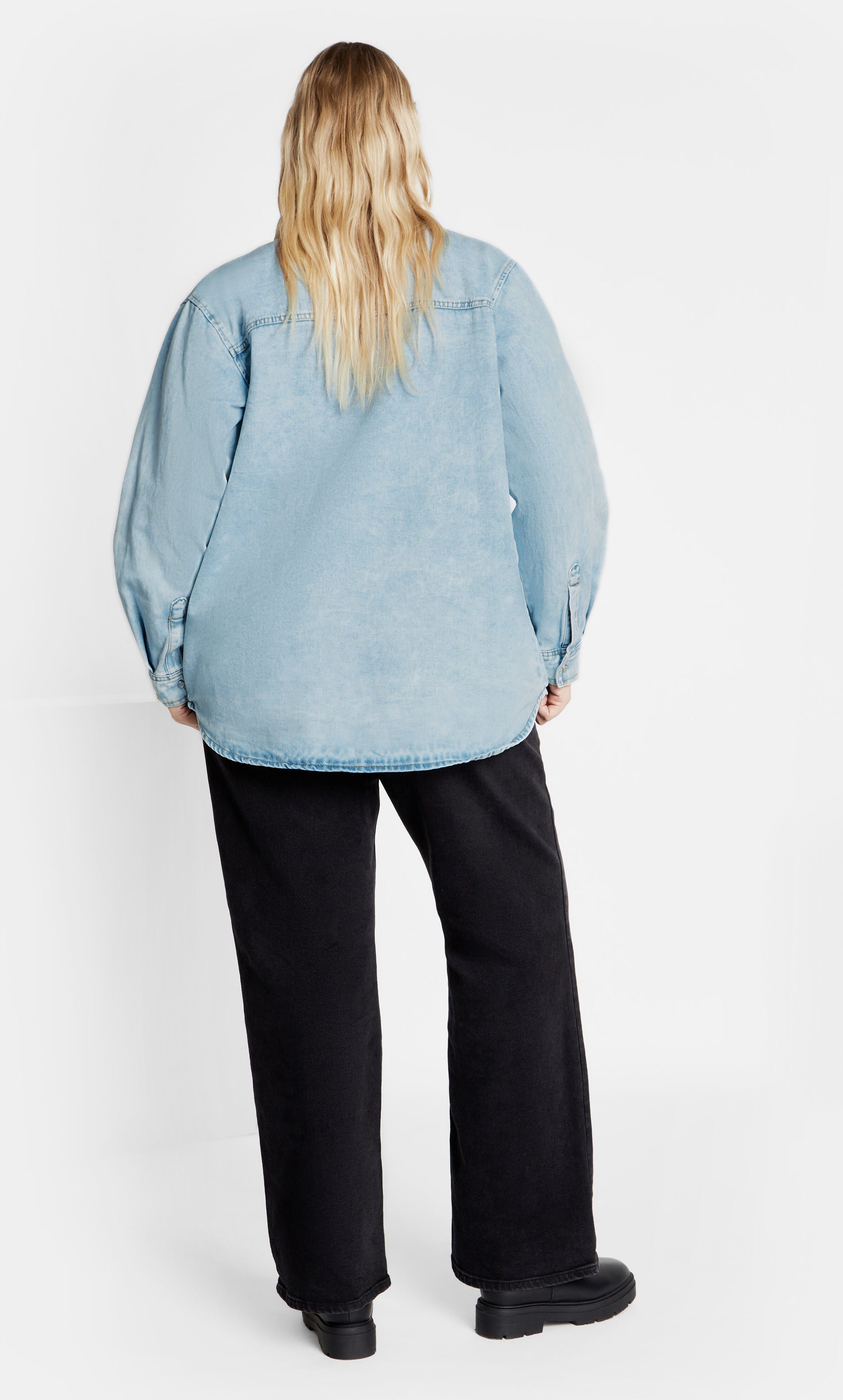 Denim Ivy Shirt - light denim, DENIM, alternate image number 4