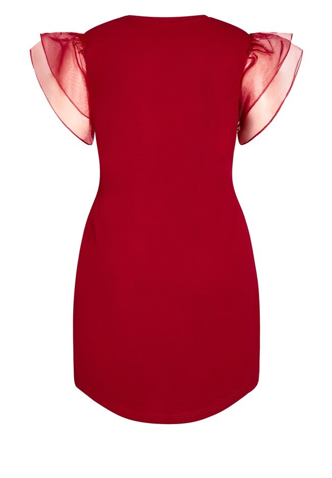 High Desire Dress - love red, RED, alternate image number 2