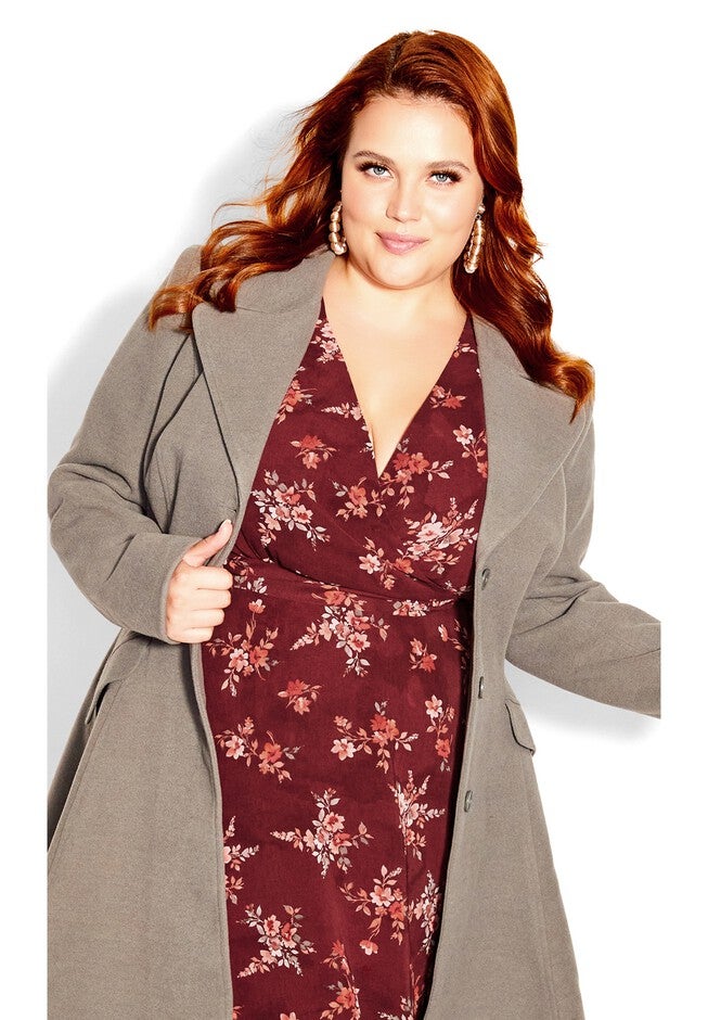 Tallulah Dress - port, RED, alternate image number 2