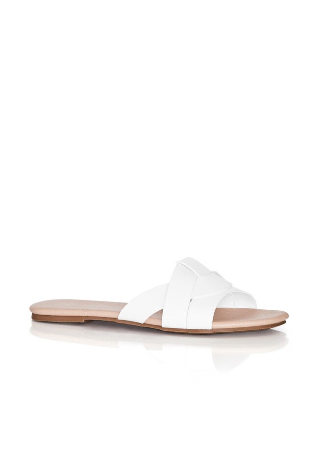 WIDE FIT Spark Slide - white, WHITE, hi-res image number 0