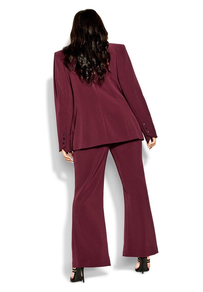 Tuxe Luxe Jacket - claret, RED, alternate image number null