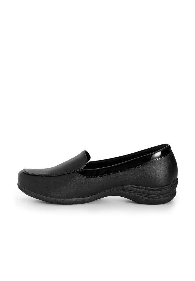 Azalea Comfort Flat, BLACK, alternate image number 3