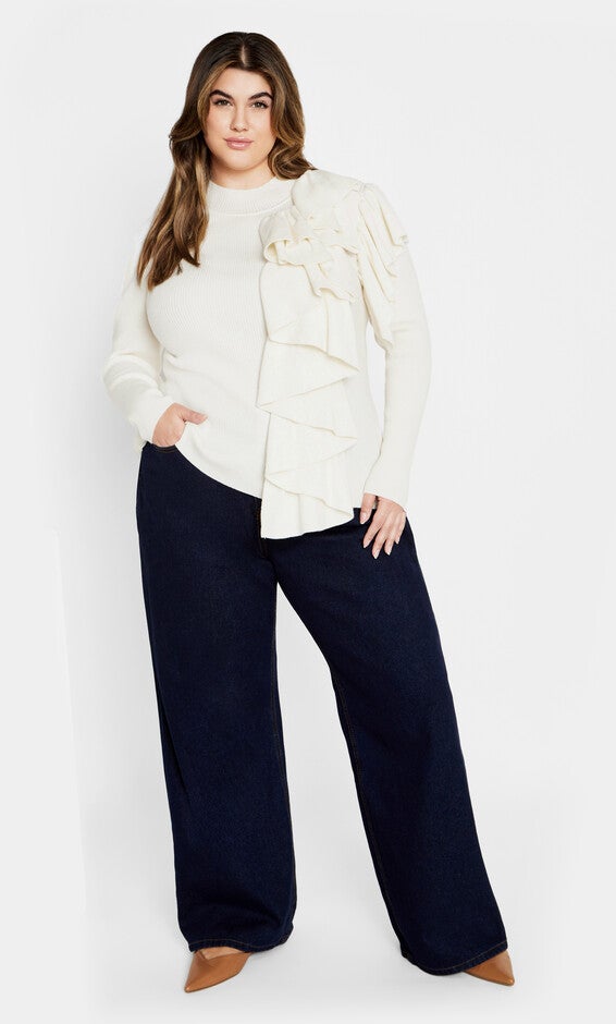 Amira Sweater - ivory, BEIGE, alternate image number 2
