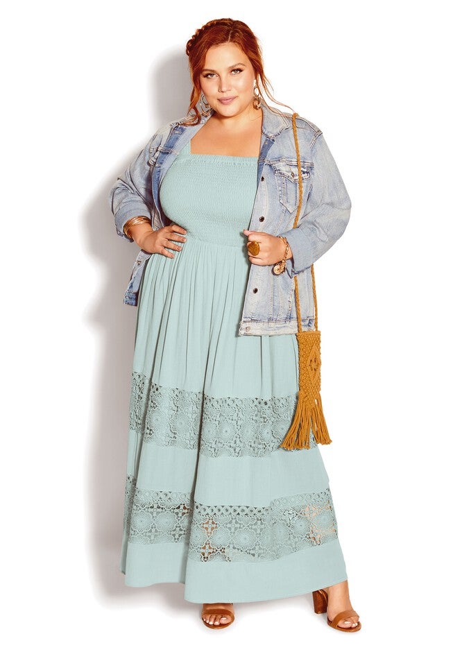 By The Beach Maxi Dress - seafoam, GREEN, hi-res image number null