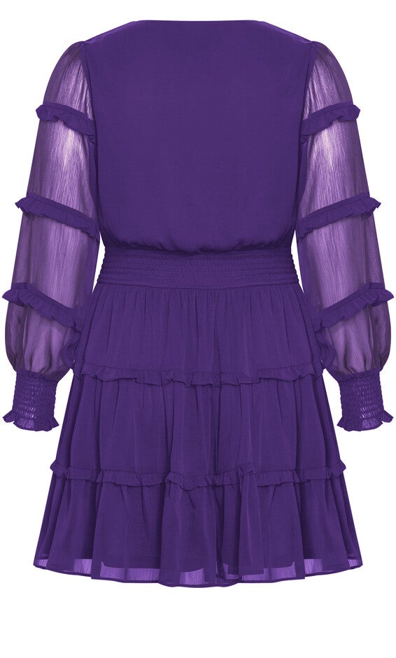 Daisy May Dress - royal purple, PURPLE, alternate image number null