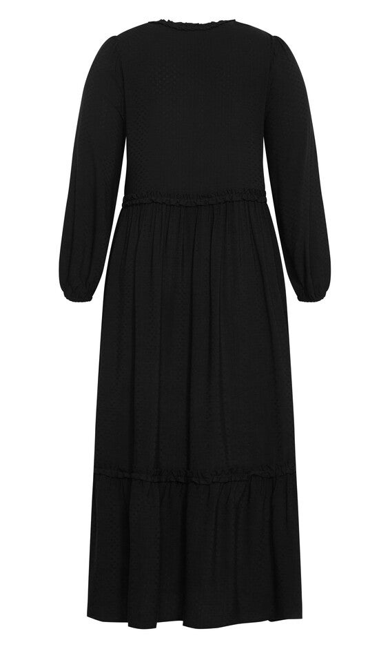 Gaia Dress - black, BLACK, alternate image number null