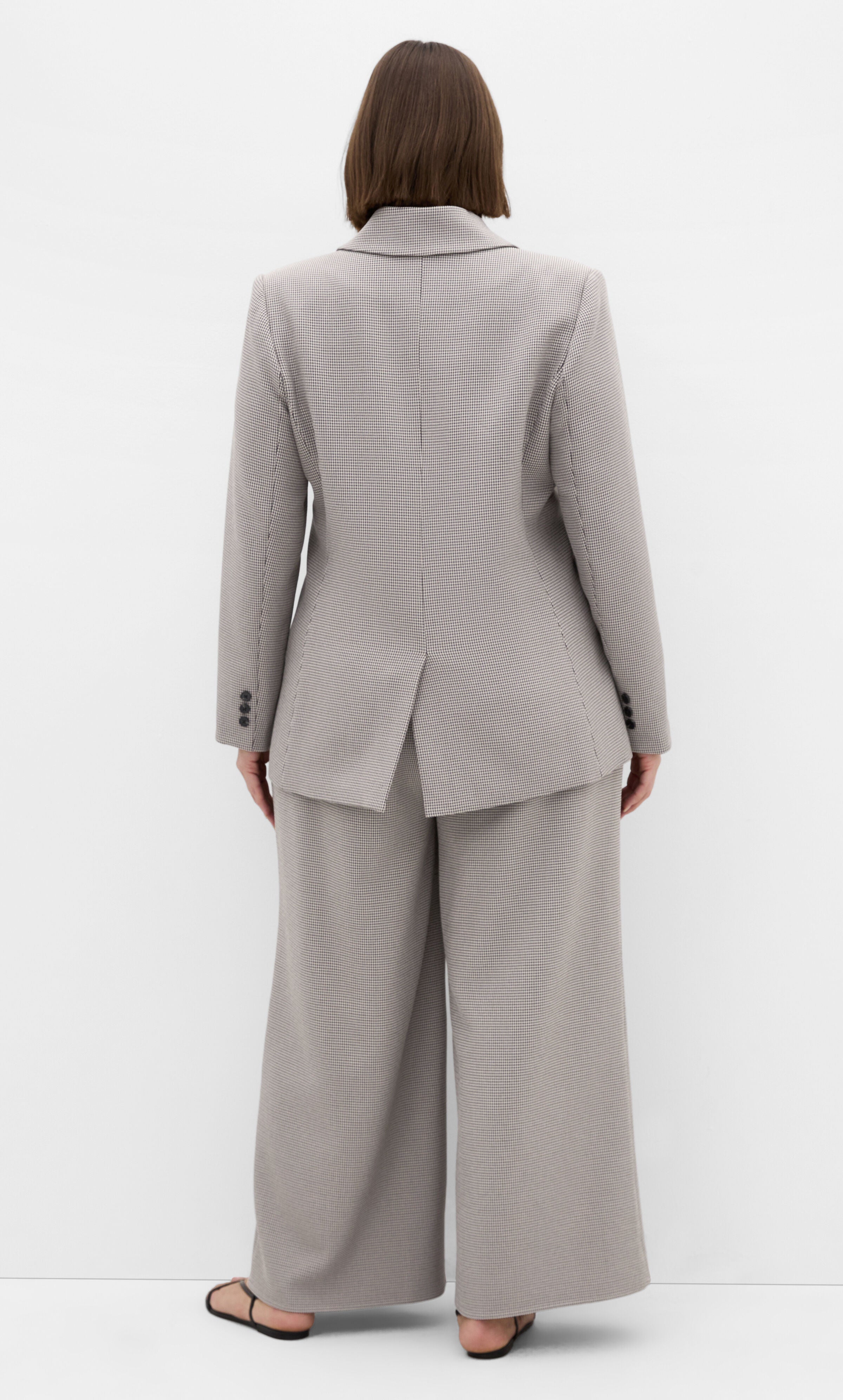 Hailey Check Jacket, BEIGE, alternate image number 2