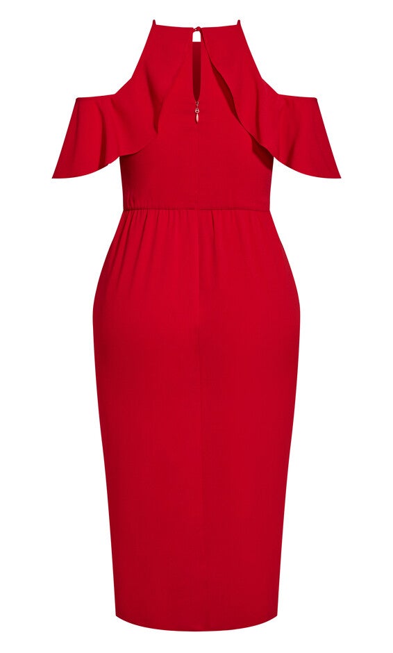 Love Siren Dress - siren red, RED, alternate image number null