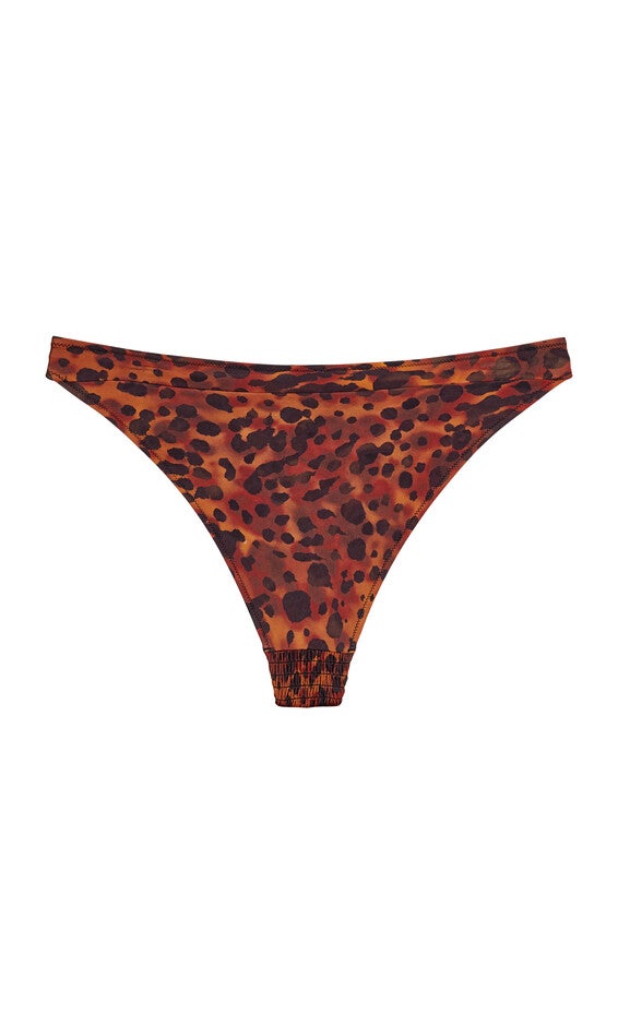 Vibeka Print Bikini Pant - leopard, BROWN, alternate image number 5