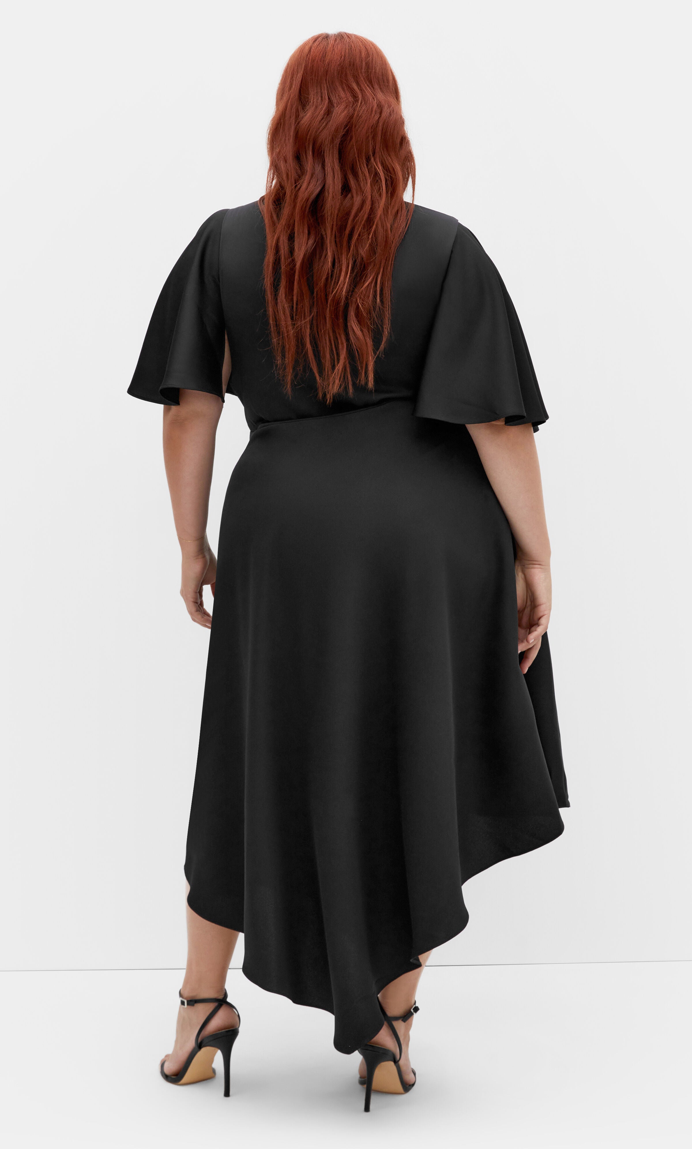 Scarlette Flutter Dress - black, BLACK, alternate image number 1