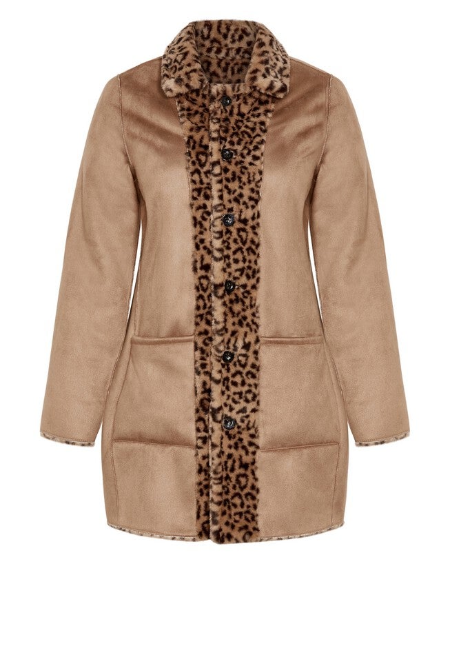 Lani Reversible Coat, COCOA, alternate image number null