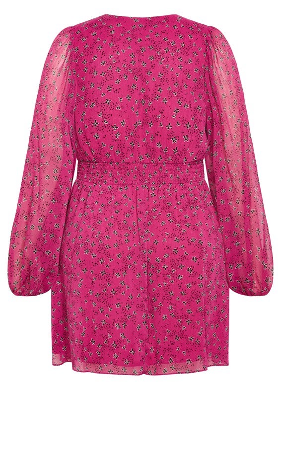 Jenna Dress - sangria, SANGRIA RAIN DITSY, alternate image number null