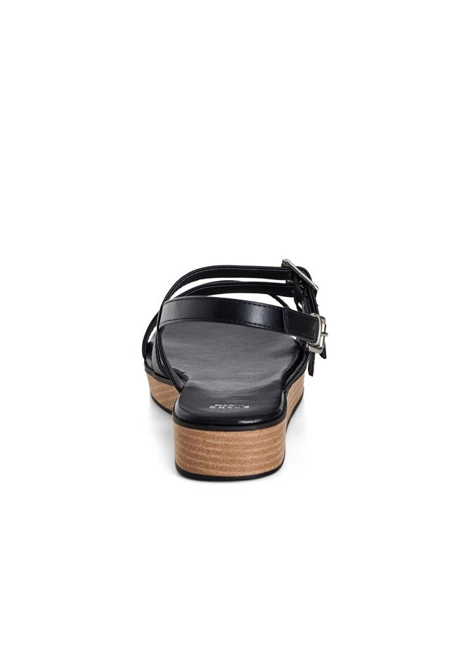 Brady Buckle Wedge, BLACK, on-hover image number null
