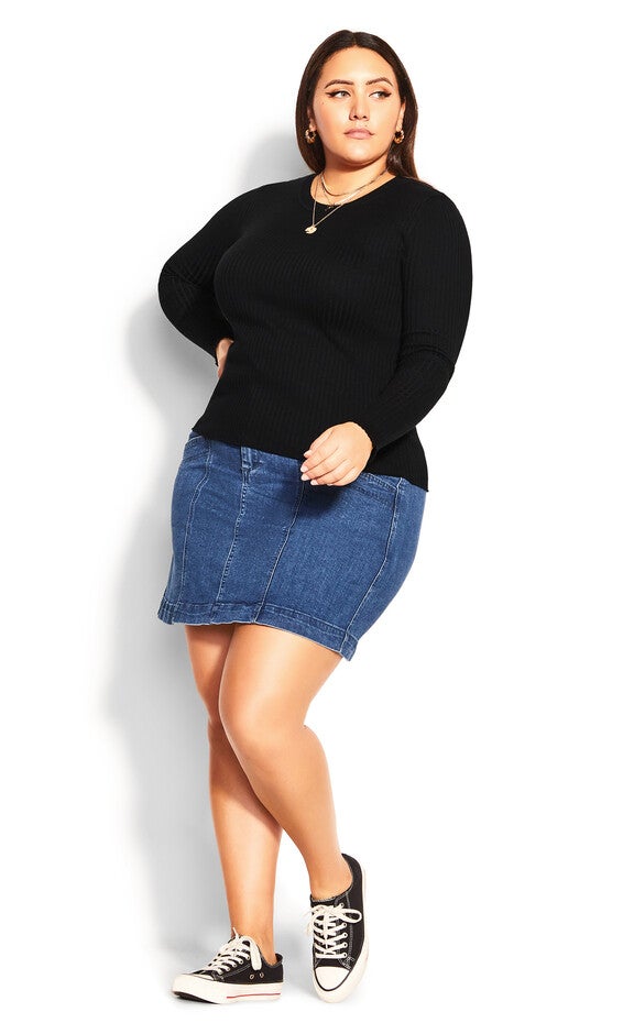 Ella Sweater - black, BLACK, alternate image number 2