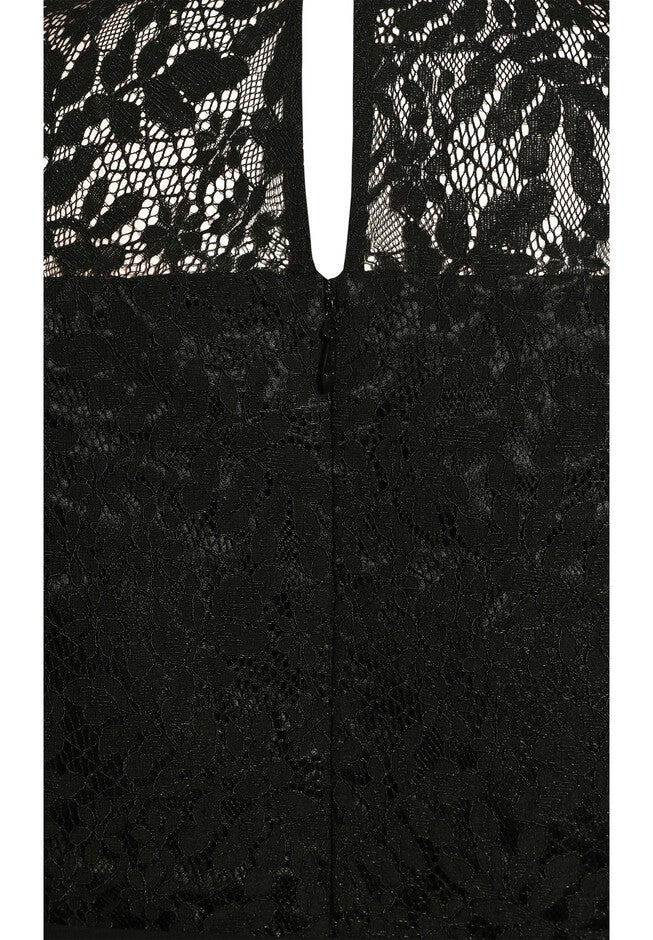 Hi Lo Lover Dress - black, BLACK, alternate image number null