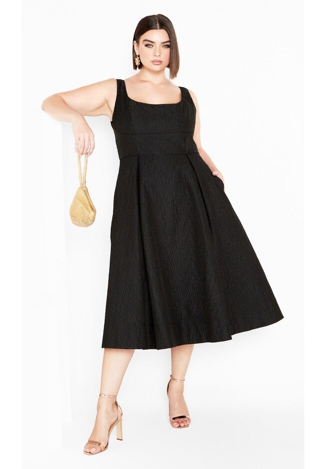Estella Dress - black, BLACK, hi-res image number null