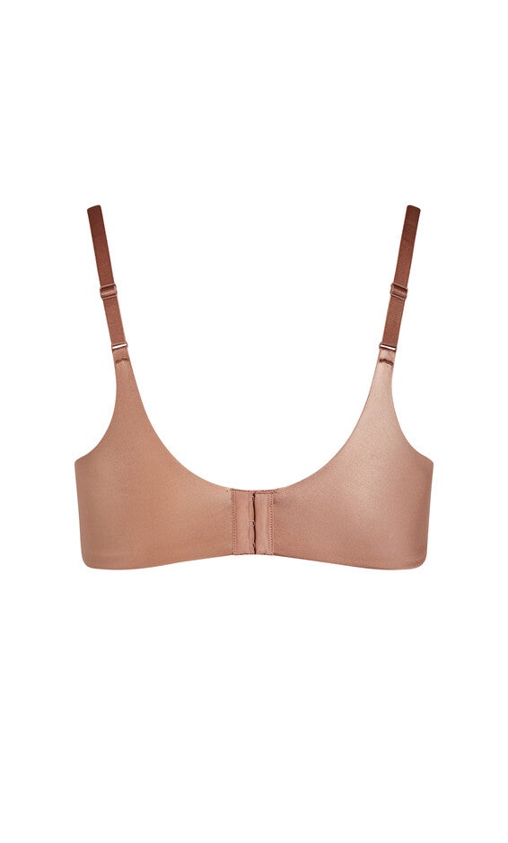 Smooth & Chic T-Shirt Bra - bronze, BROWN, alternate image number null