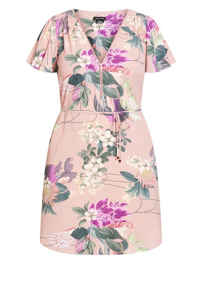 Kirrily Dress - blush, PINK, alternate image number null