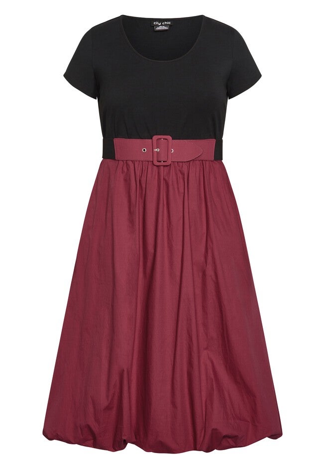 Paris Days Dress - oxblood, RED, alternate image number 2