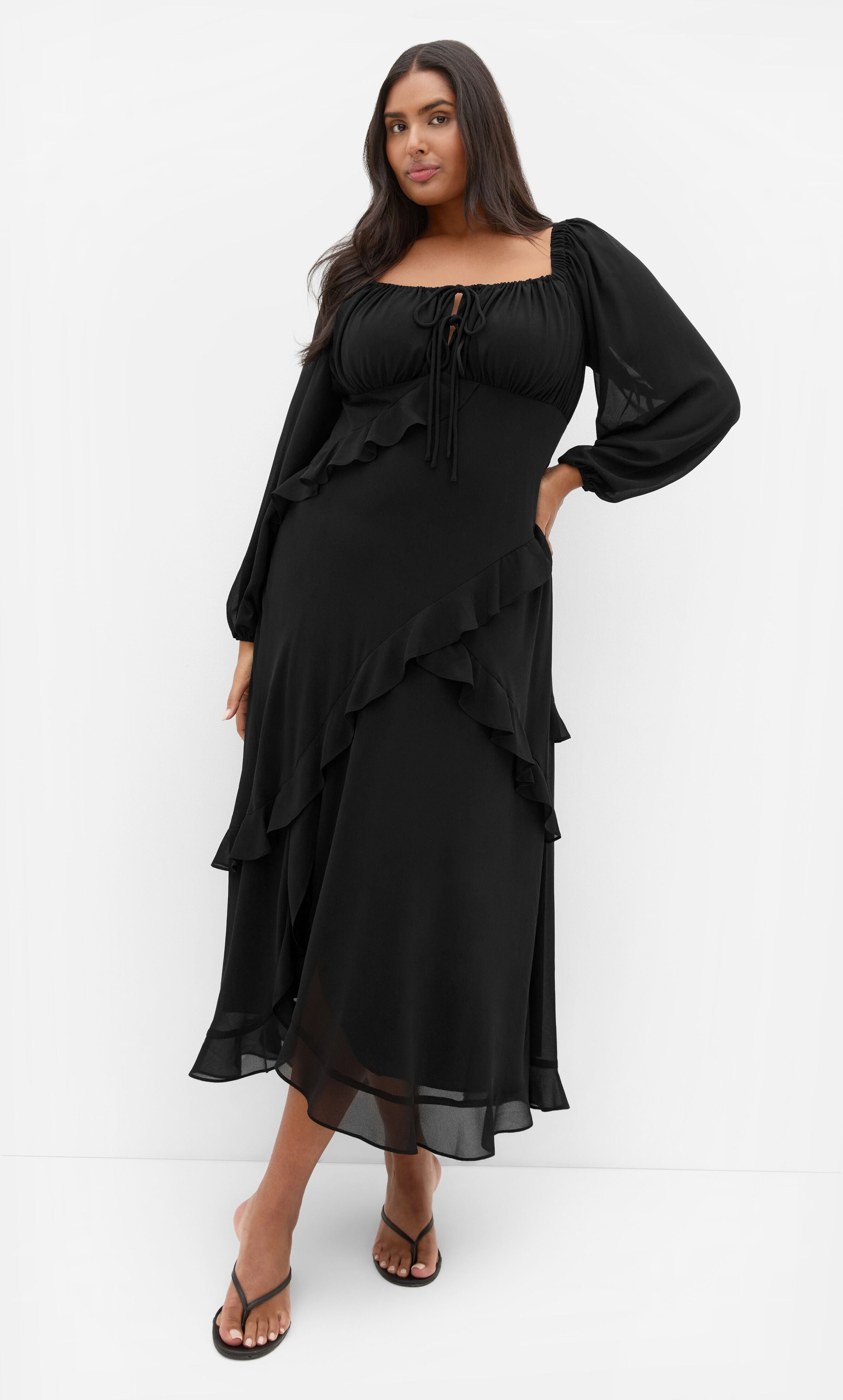 Shayla Long Sleeve Maxi Dress