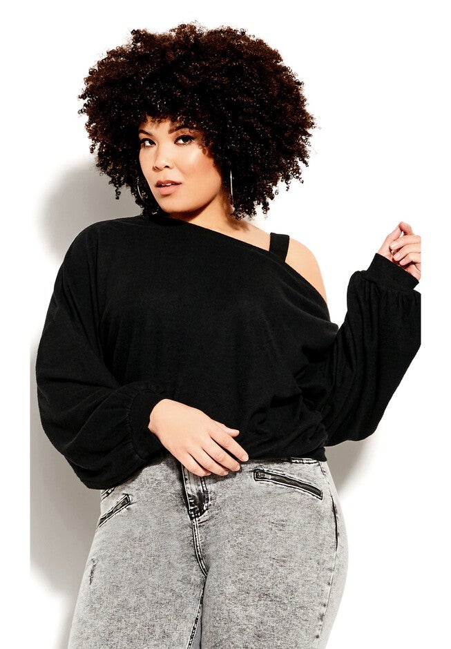 Soft Love Top - black, BLACK, hi-res image number null