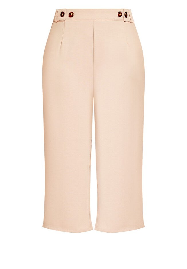 Button Crop Pant - rose, PINK, alternate image number null