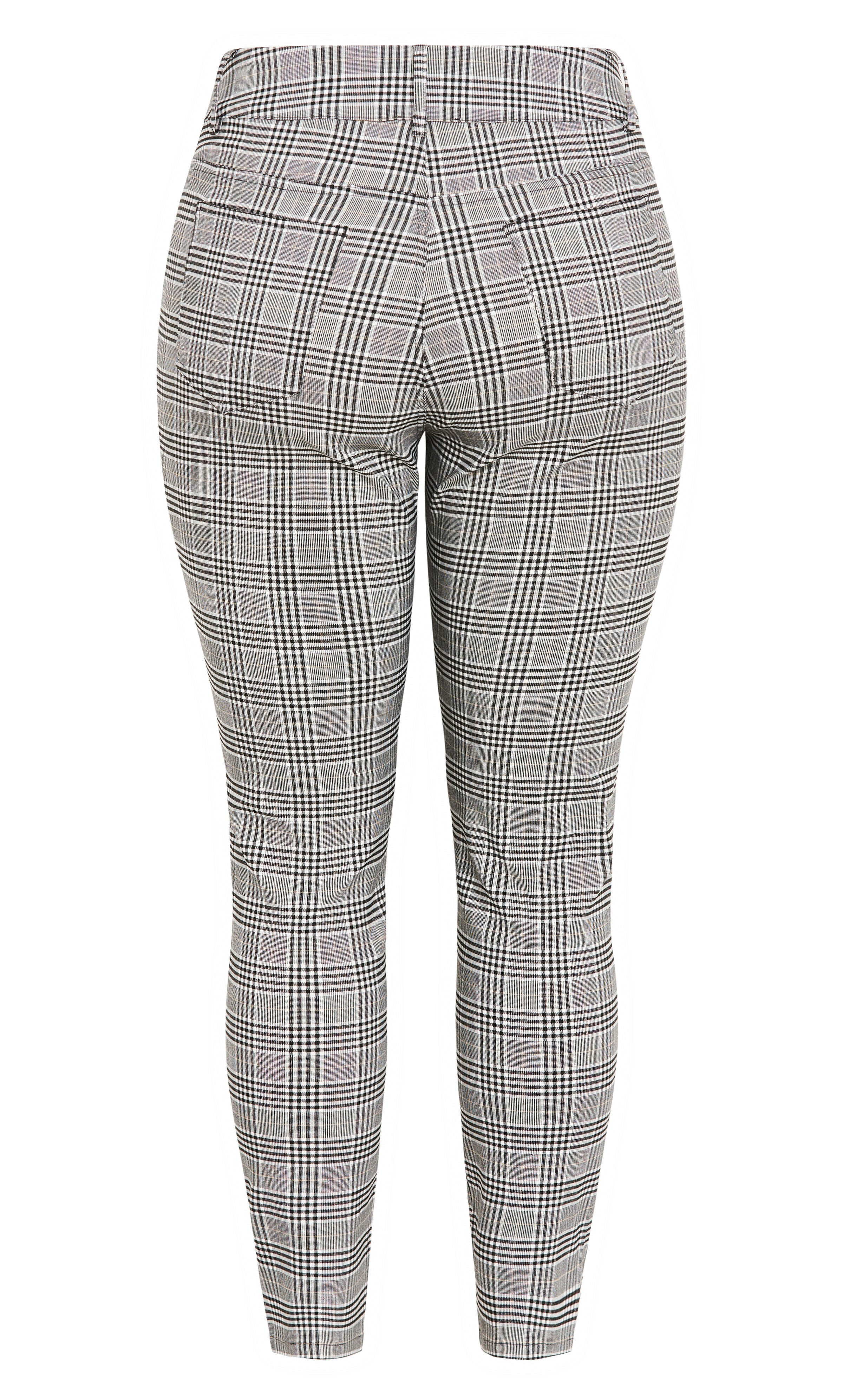Bengaline Check Pant - black, GRAY, alternate image number 4