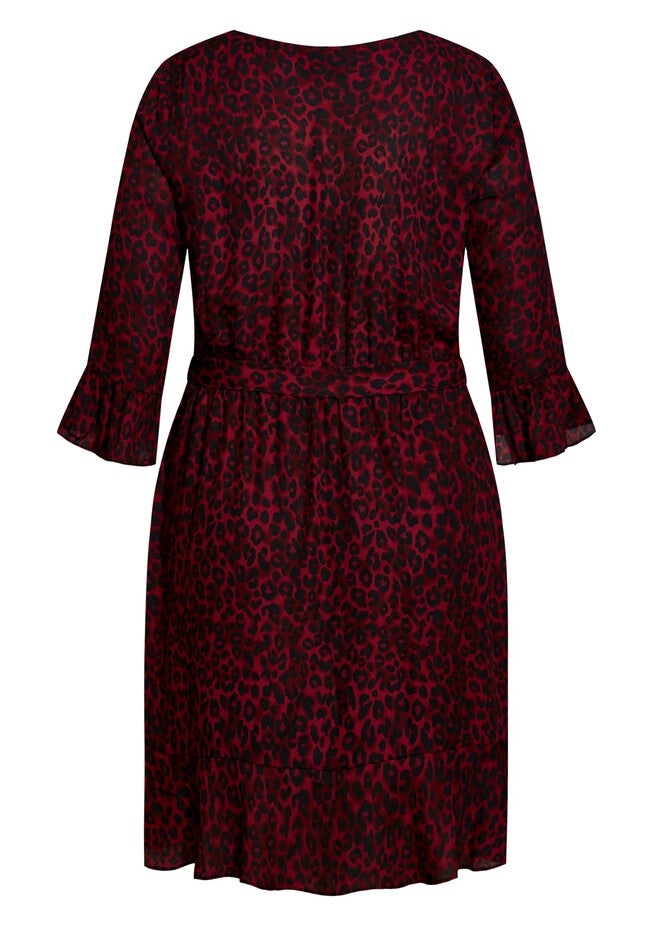 Natasha Dress - berry, RED, alternate image number 5