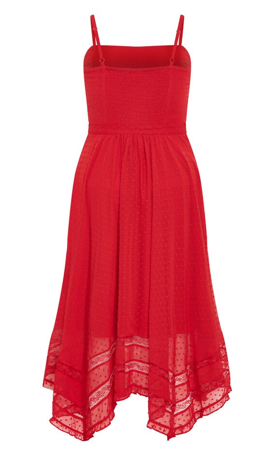 Flirty Nature Dress - red, RED, alternate image number null