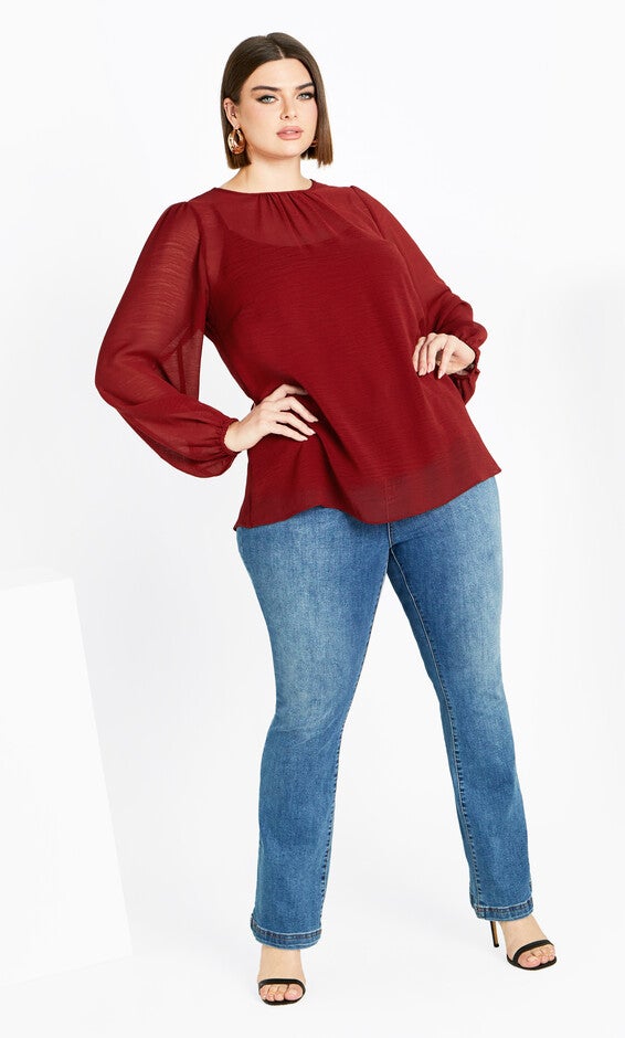 Freya Shirt - sienna, RED, alternate image number null