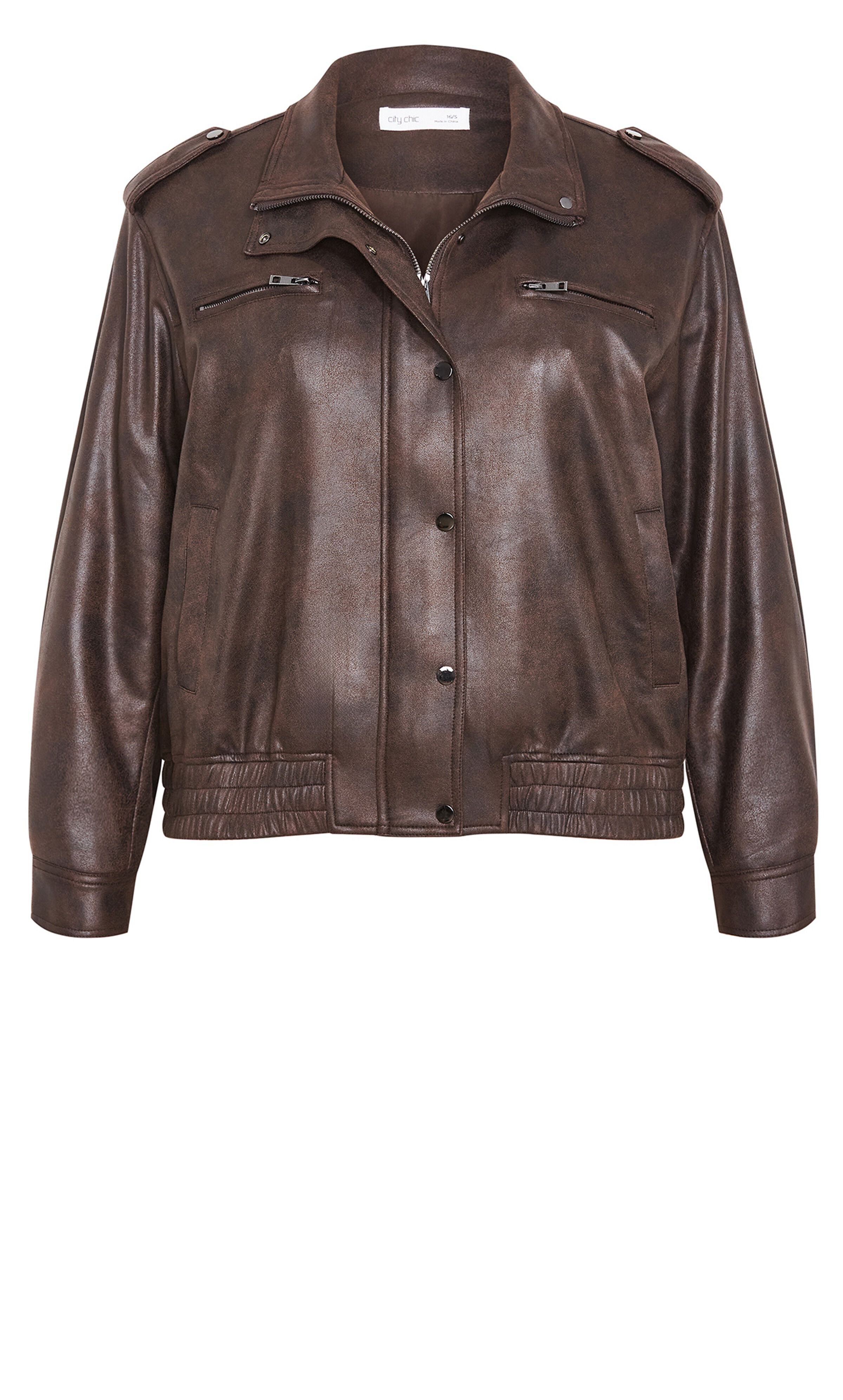 Jorja Bomber Jacket, BROWN, hi-res image number 0