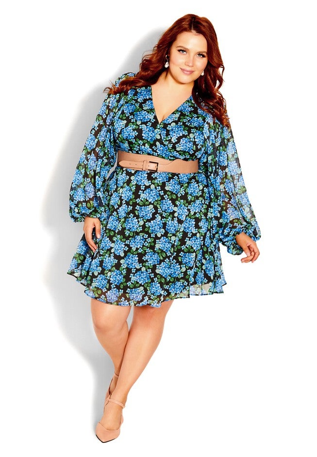 Blue Bunch Dress - blue, BLUE, on-hover image number 1