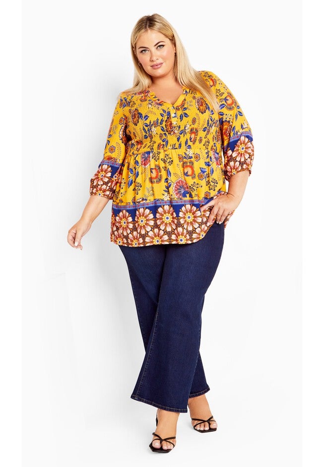 Sienna Top, GOLD BITTERSWEET, on-hover image number 1