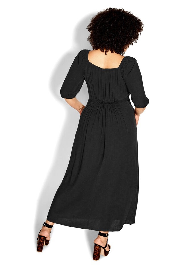Villa Capri Maxi Dress - black, BLACK, alternate image number 4