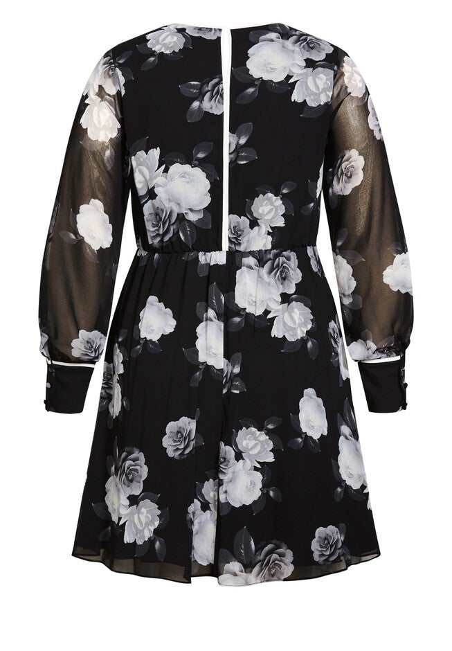 Irena Dress - black, BLACK, alternate image number null