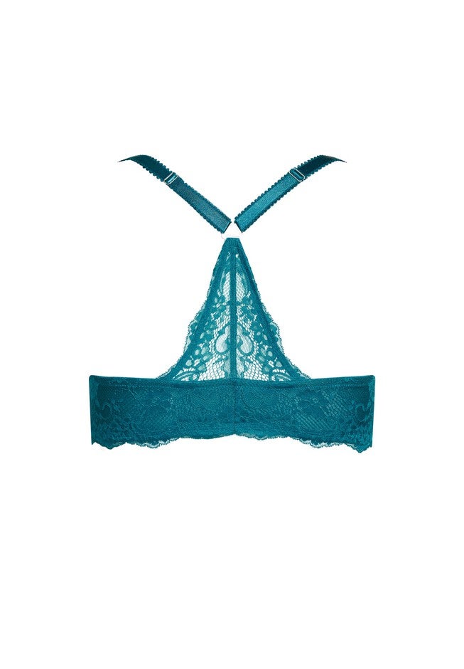 Emma Push Up Bra - teal, BLUE, alternate image number null