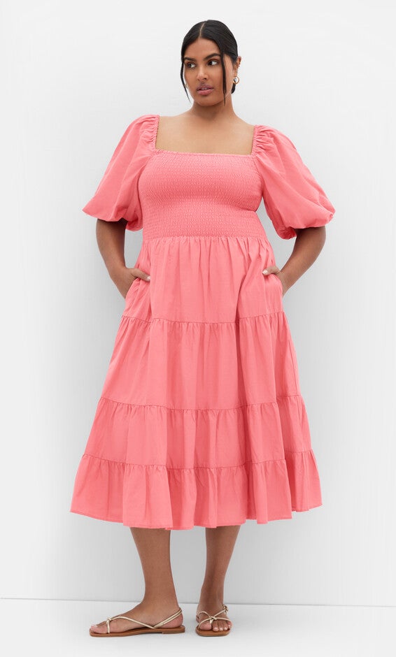 Ariella Dress - cinnamon, ORANGE, alternate image number null