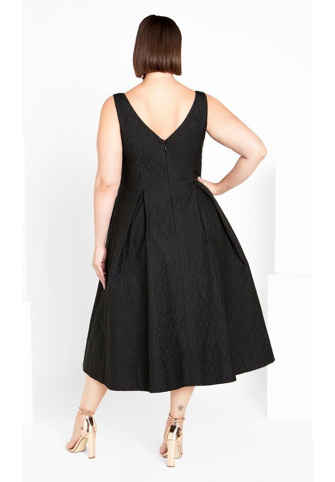 Estella Dress - black, BLACK, alternate image number null