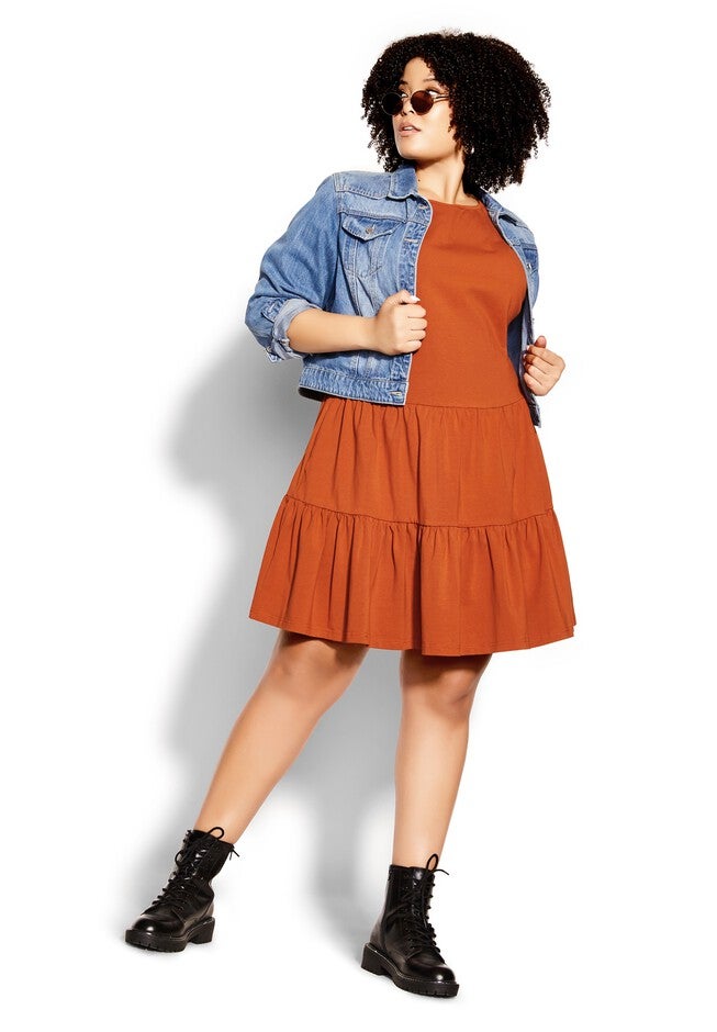 Seraphina Dress - toffee, BROWN, on-hover image number null